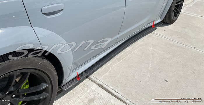 Custom Dodge Charger  Sedan Side Skirts (2015 - 2024) - $690.00 (Part #DG-026-SS)